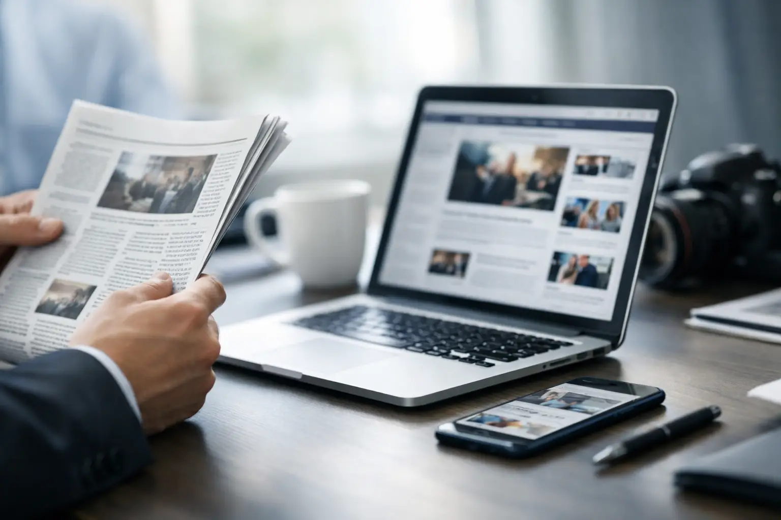 Cómo aparecer en periódicos y medios digitales